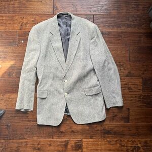 English Manor Men's Tweed Sport Coat Blazer Buttons
